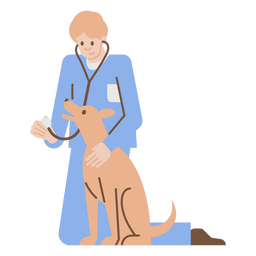 Animal doctor perro veterinario personas Diseño PNG