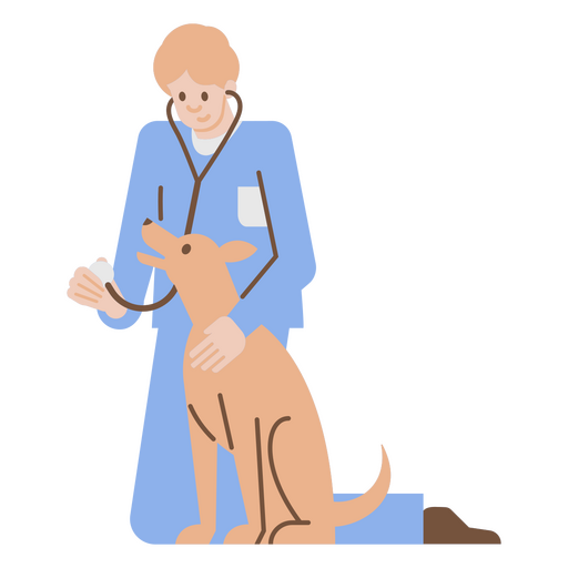 Animal doctor dog veterinarian people PNG Design