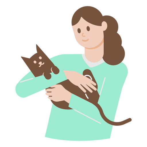 Pessoas de animais de gato veterinário Desenho PNG