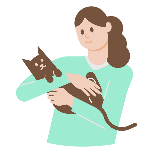 Tierarzt Katze Tiermenschen PNG-Design