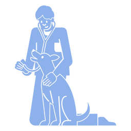 Veterinarian health dog animal people PNG Design