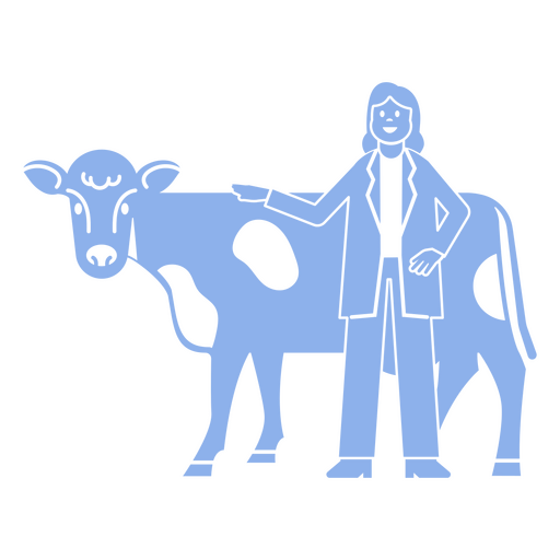 Veterinarian health cow animal people