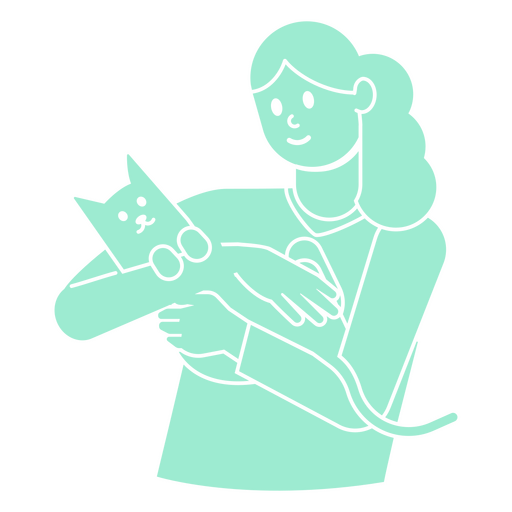 Pessoas de gato animal veterinário Desenho PNG