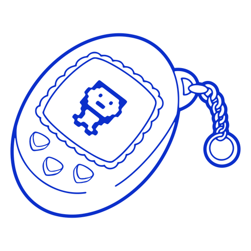 Vintage play device icon PNG Design