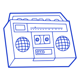 Ícone de dispositivo eletrônico de música vintage Transparent PNG