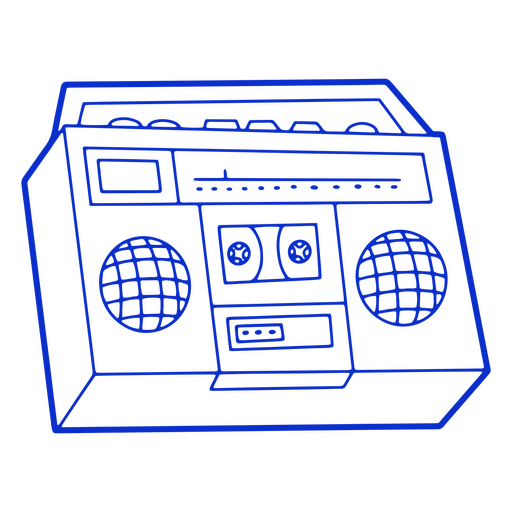 Ícone de dispositivo eletrônico de música Desenho PNG