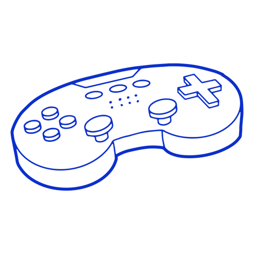 Ícone de dispositivo de controle de console vintage Desenho PNG