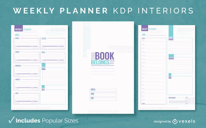 Wochenplaner-Journal-Designvorlage KDP