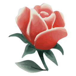 Pink rose textured PNG Design