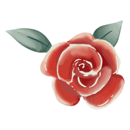 Rose strukturiertes Rot PNG-Design