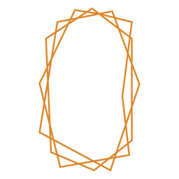 Marcos de trazo geométrico Diseño PNG