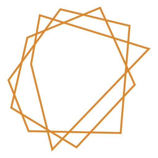 Rahmenstrich geometrisch PNG-Design