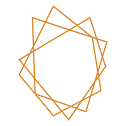 Rahmenstrich geometrisch PNG-Design