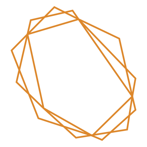 Formas geométricas de traçado de quadro Desenho PNG