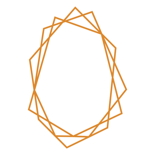 Geometrische Figuren des Rahmenstrichs PNG-Design