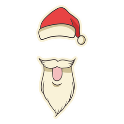 Santa claus illustration costume PNG Design