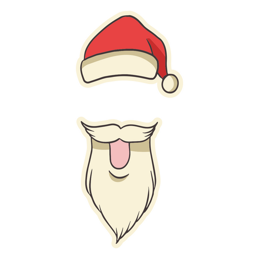 fantasia de ilustração de papai noel Desenho PNG