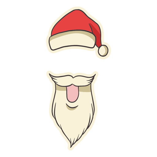 Weihnachtsmann-Illustrationskost?m PNG-Design