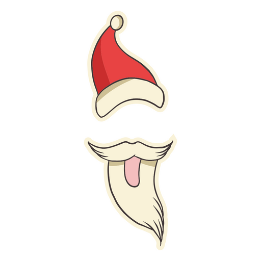 Santa illustration face