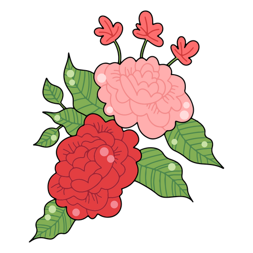 Rosa ícone da natureza Desenho PNG