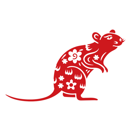 Rato do Zodíaco Chinês Tradicional Desenho PNG