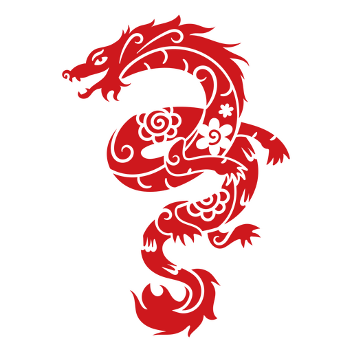 Drag?n del zodiaco chino tradicional Diseño PNG