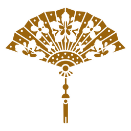 Flower shan cut out lunar year PNG Design