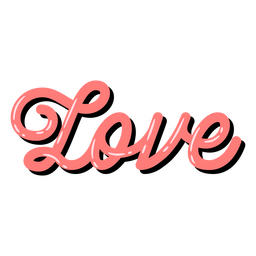 Love glossy motivational quote PNG Design Transparent PNG