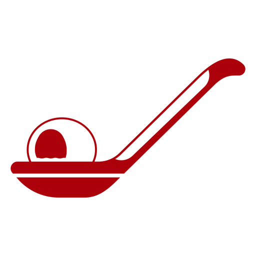 Chinese cut out rice spoon PNG Design