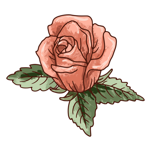 ícone de pétala de flor de rosa Desenho PNG