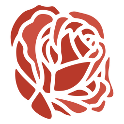 Rose flower drawing PNG Design
