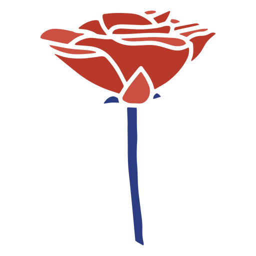 Rose Blume Naturzeichnung PNG-Design