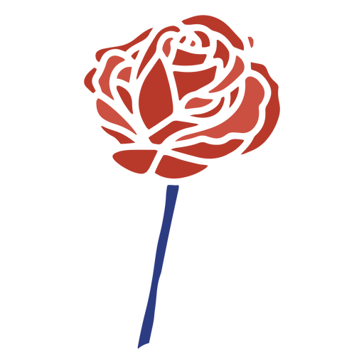 Flower nature rose icon PNG Design
