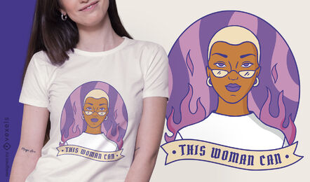 Starkes Frauenfeminismus-T-Shirt-Design