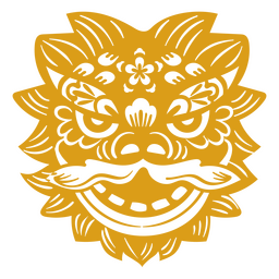 Leão cortou o ano lunar Desenho PNG