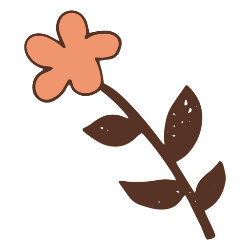 Curso cheio de flores rosa Desenho PNG