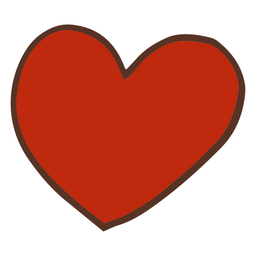 Valentine's day love heart icon PNG Design