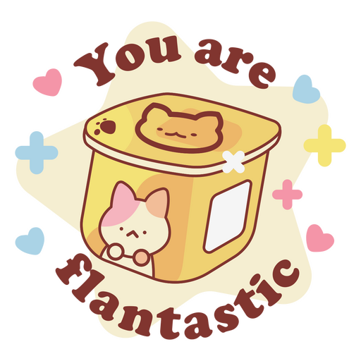 Cotización de flan kawaii de San Valentín Diseño PNG