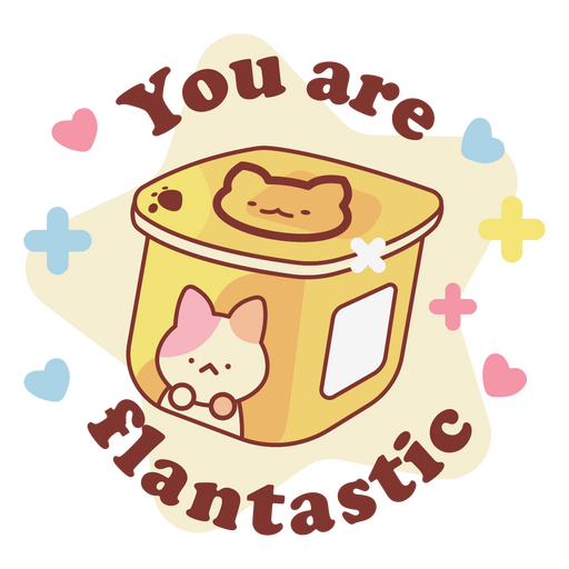 Valentines kawaii flan quote PNG Design