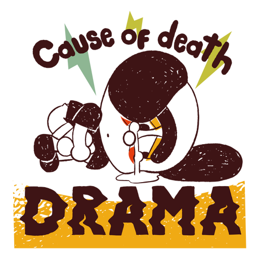 Cita de perro dramático Diseño PNG