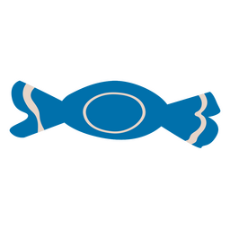 Candy flat blue PNG Design