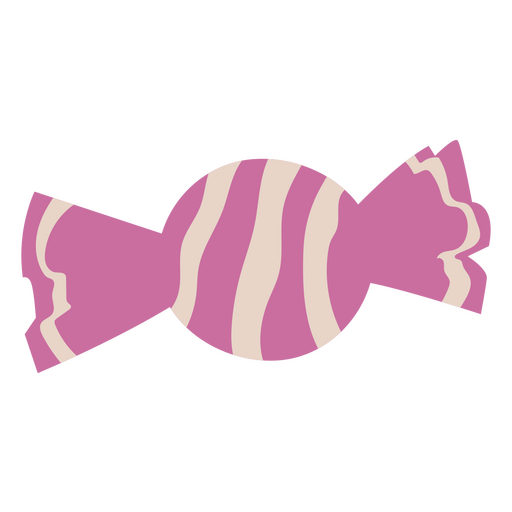 Bonbons flach rosa PNG-Design