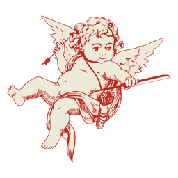 arco de ilustração de cupido Desenho PNG