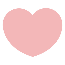 Solid pink heart PNG Design Transparent PNG