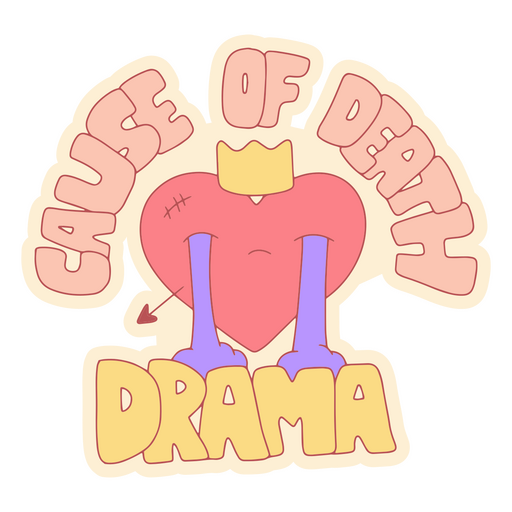 Citação de doodle de drama Desenho PNG