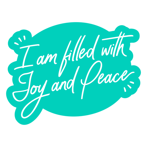 Joy and peace motivational quote