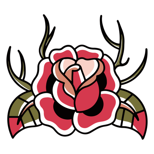 Rose nature tattoo
