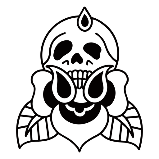 Tattoo Skull Stencil, PNG SVG File Viking Warrior Skull - Tattoo - Stencil  for Cricut - Vinyl Cutter (2.