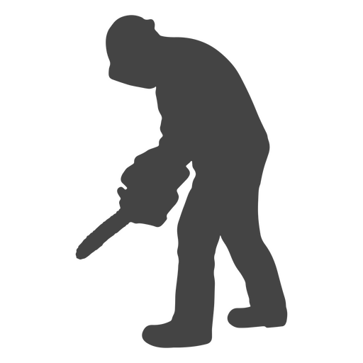 Holzfäller-Job-Silhouette PNG-Design