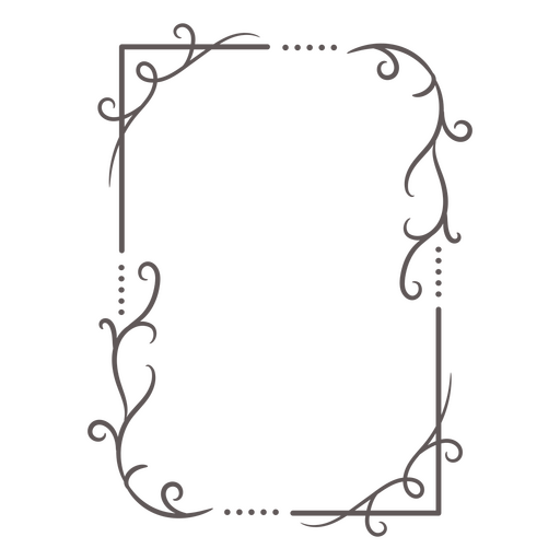 Insignia de marco rectangular de etiqueta Diseño PNG